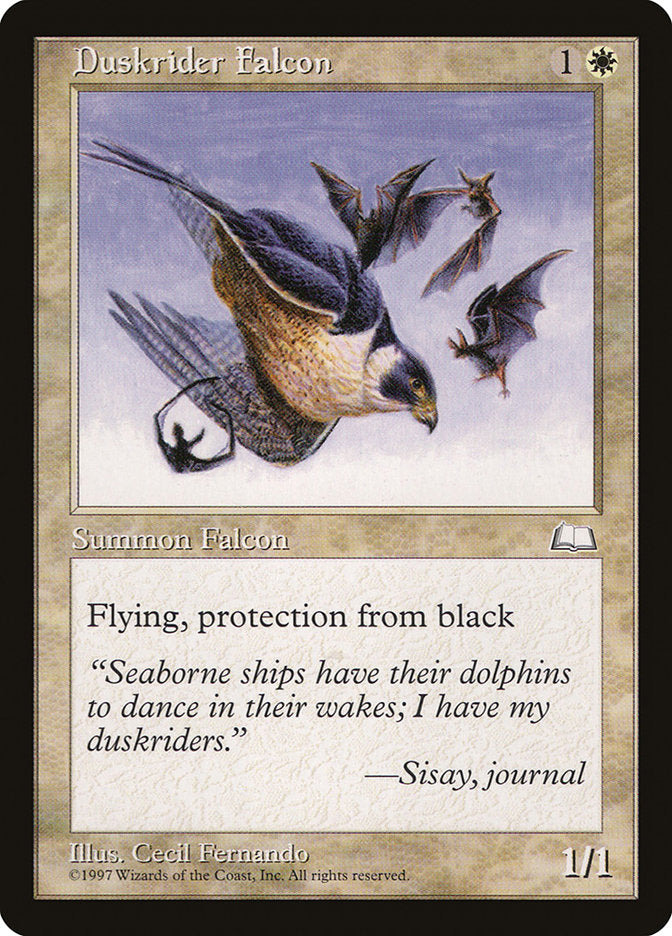Duskrider Falcon [Weatherlight] | Local Legends
