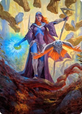 Kasmina, Enigma Sage Art Card [Strixhaven: School of Mages Art Series] | Local Legends