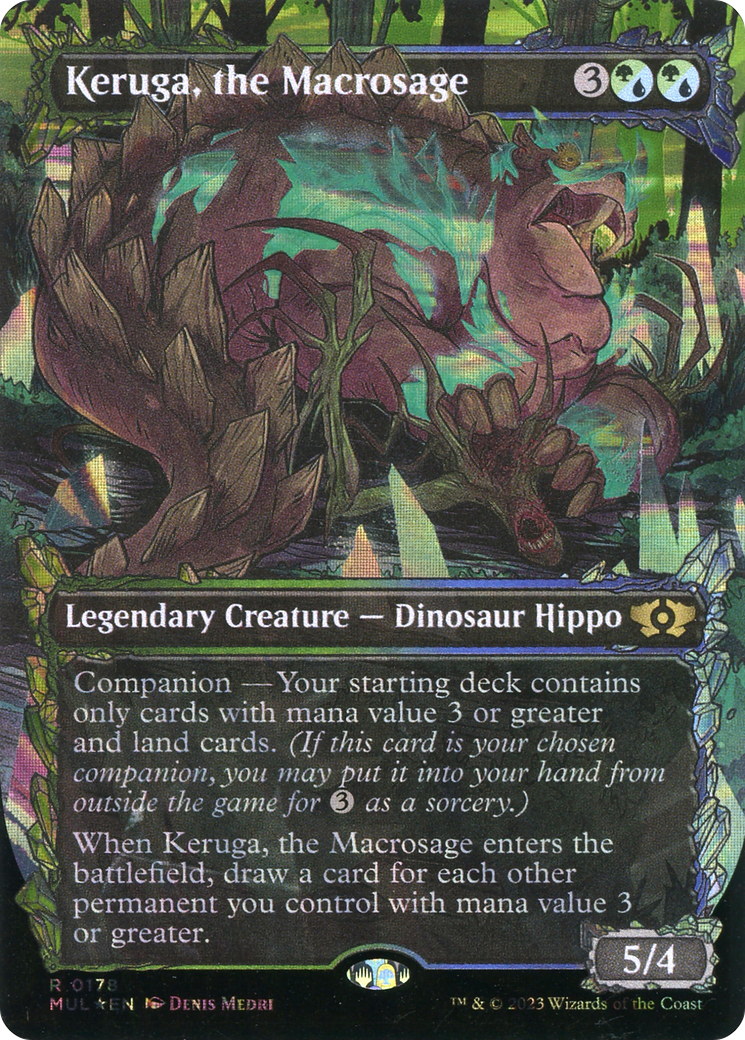 Keruga, the Macrosage (Halo Foil) [Multiverse Legends] | Local Legends