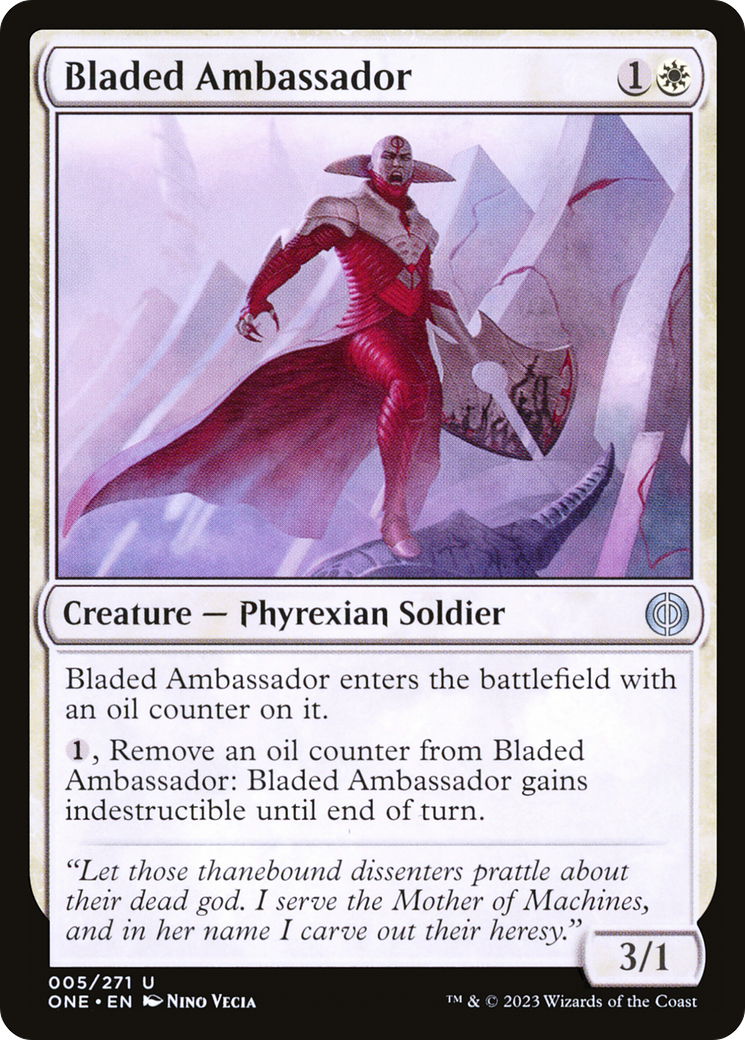 Bladed Ambassador [Phyrexia: All Will Be One] | Golgari Games