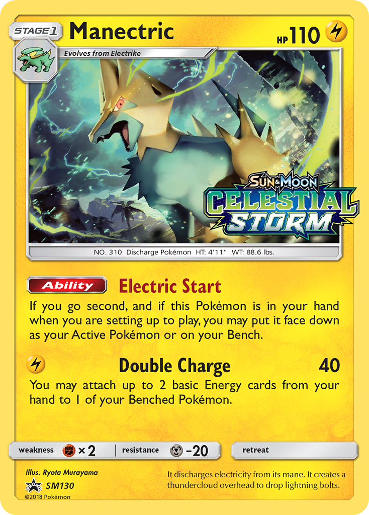 Manectric (SM130) [Sun & Moon: Black Star Promos] | Golgari Games