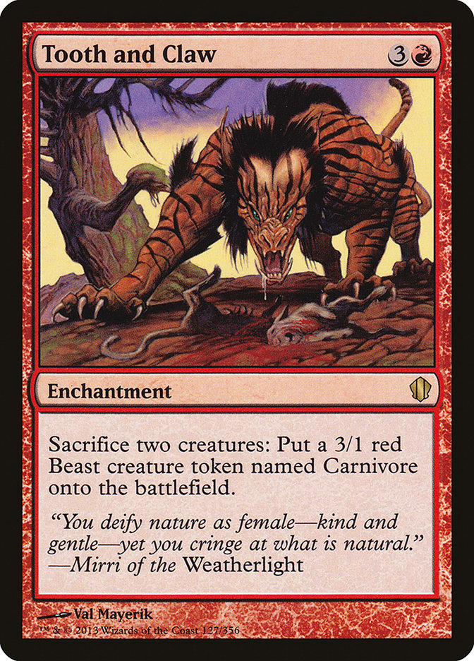 Tooth and Claw [Commander 2013] | Local Legends