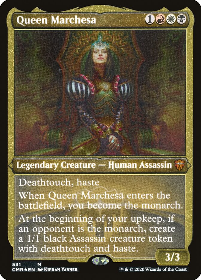 Queen Marchesa (Etched) [Commander Legends] | Local Legends