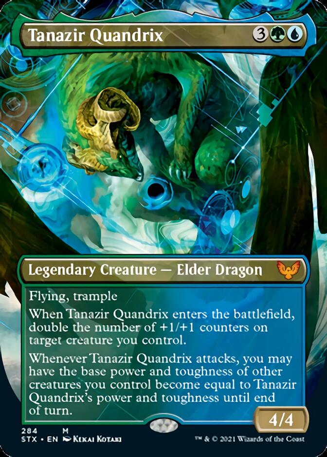 Tanazir Quandrix (Borderless Alternate Art) [Strixhaven: School of Mages] | Golgari Games