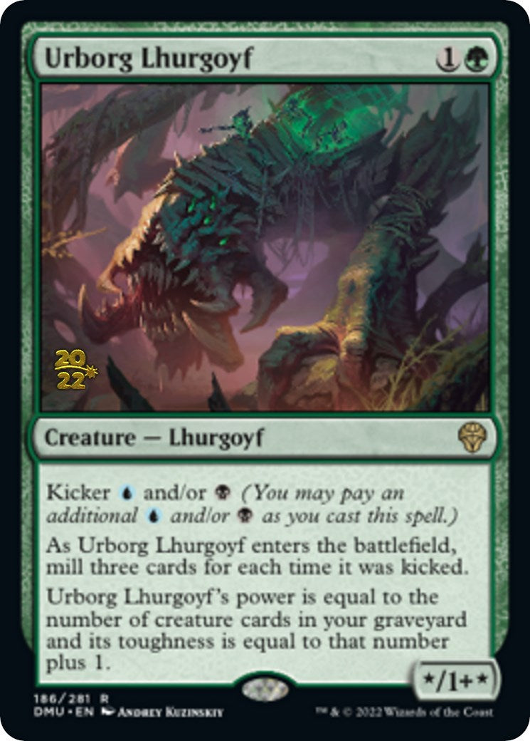 Urborg Lhurgoyf [Dominaria United Prerelease Promos] | Golgari Games