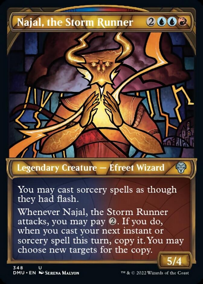 Najal, the Storm Runner (Showcase Textured) [Dominaria United] | Local Legends
