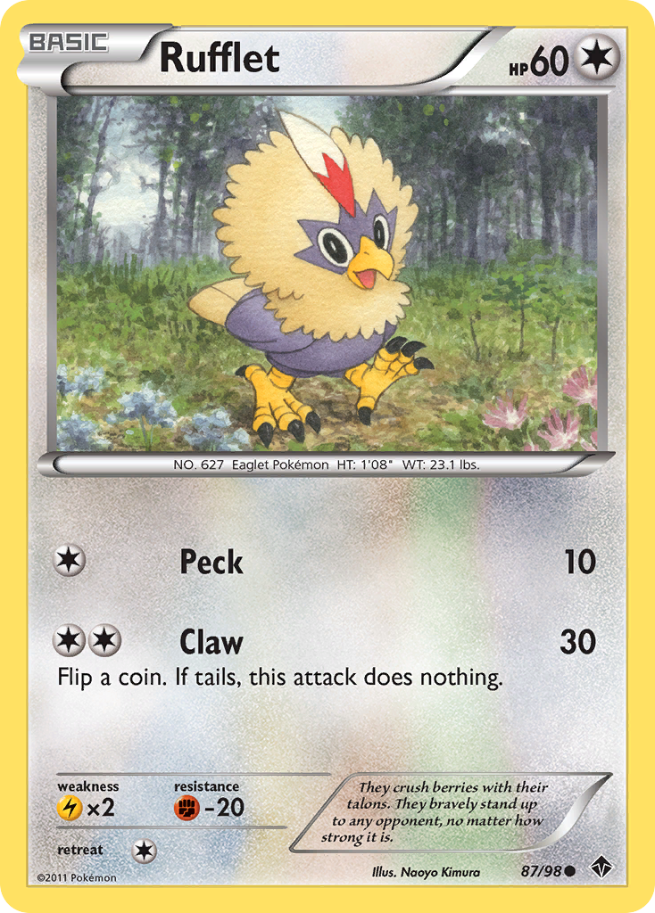 Rufflet (87/98) [Black & White: Emerging Powers] | Golgari Games