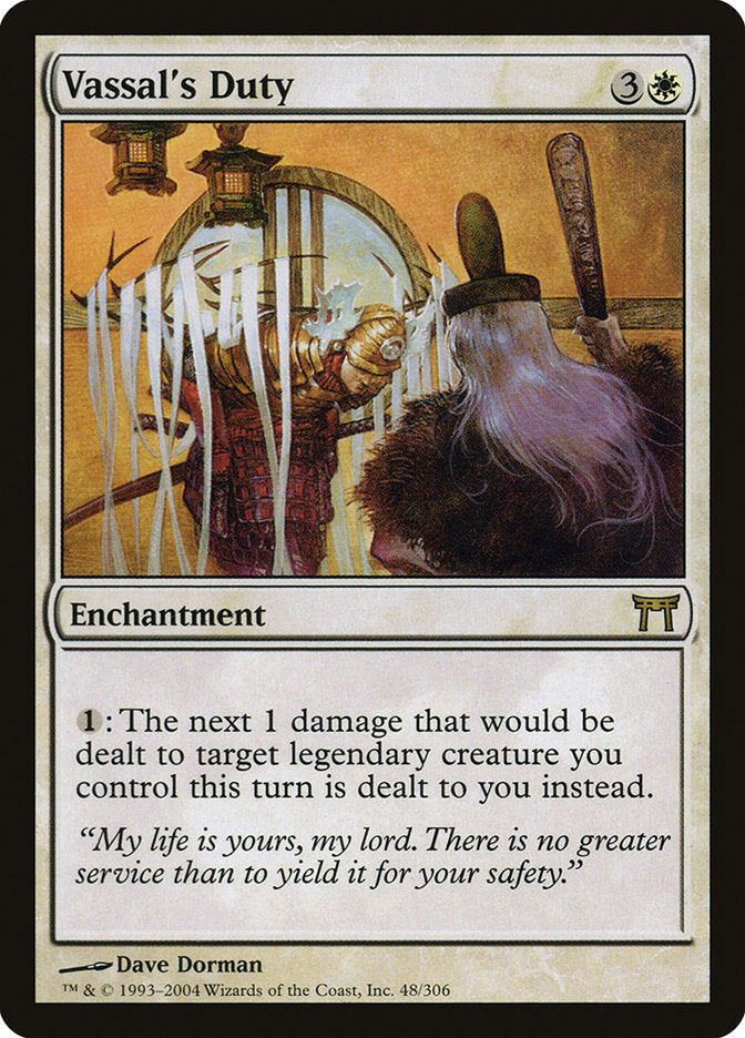Vassal's Duty [Champions of Kamigawa] | Local Legends