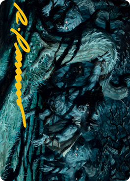 Unnatural Moonrise Art Card (Gold-Stamped Signature) [Innistrad: Midnight Hunt Art Series] | Local Legends