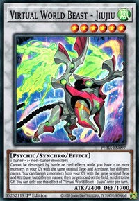 Virtual World Beast - Jiujiu [PHRA-EN097] Super Rare | Local Legends