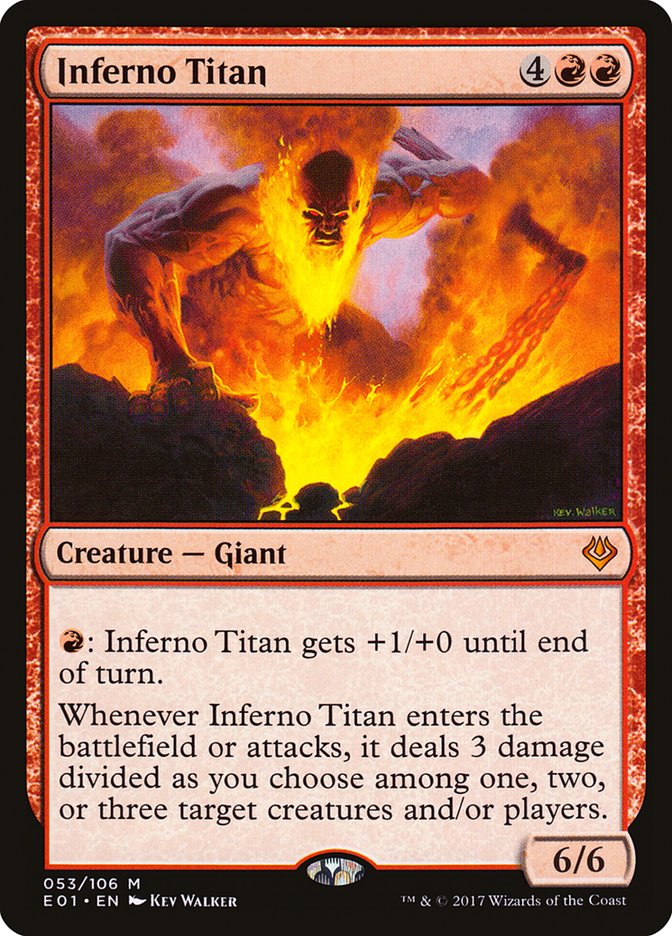 Inferno Titan [Archenemy: Nicol Bolas] | Golgari Games