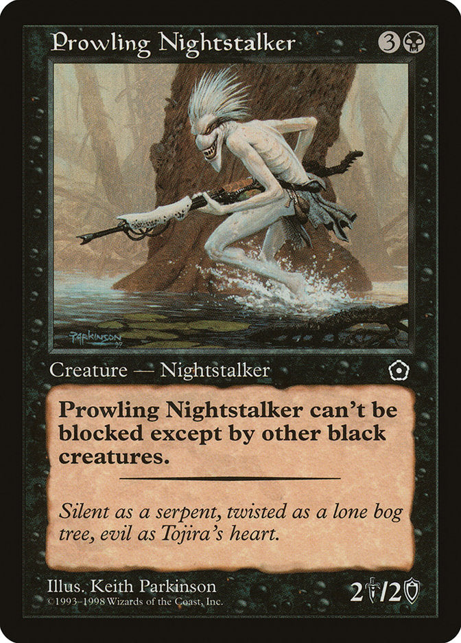 Prowling Nightstalker [Portal Second Age] | Golgari Games