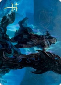 Cosima, God of the Voyage Art Card (Gold-Stamped Signature) [Kaldheim Art Series] | Local Legends