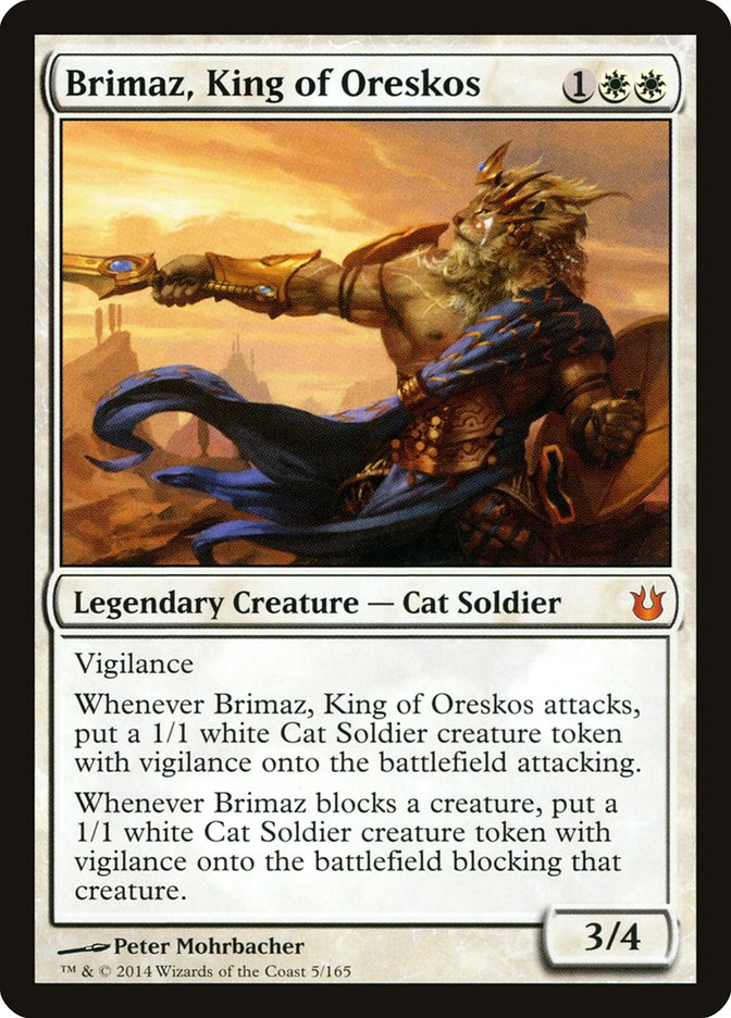 Brimaz, King of Oreskos [Born of the Gods] | Golgari Games