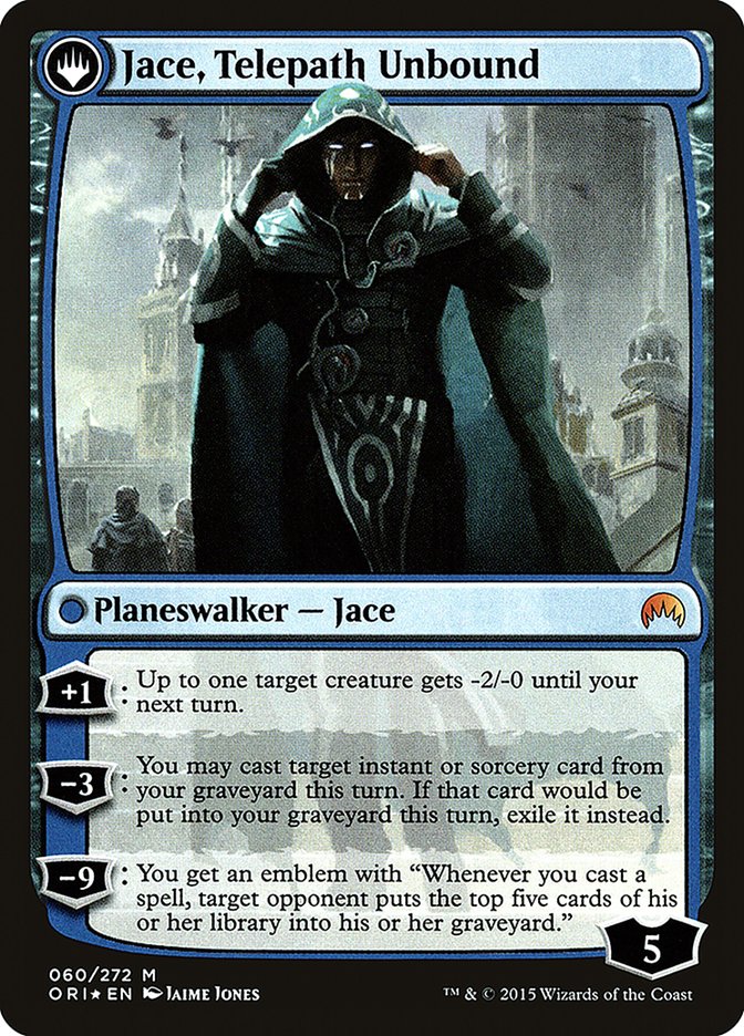 Jace, Vryn's Prodigy // Jace, Telepath Unbound [Magic Origins Prerelease Promos] | Golgari Games