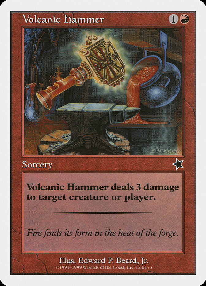 Volcanic Hammer [Starter 1999] | Golgari Games