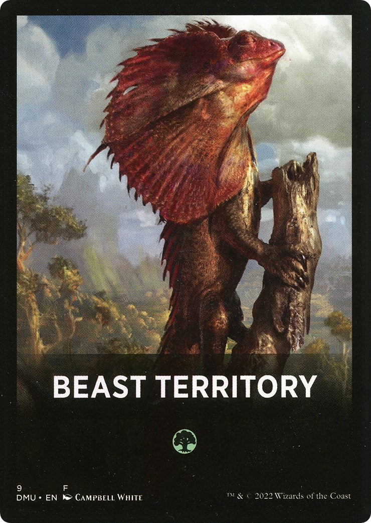 Beast Territory Theme Card [Dominaria United Tokens] | Local Legends
