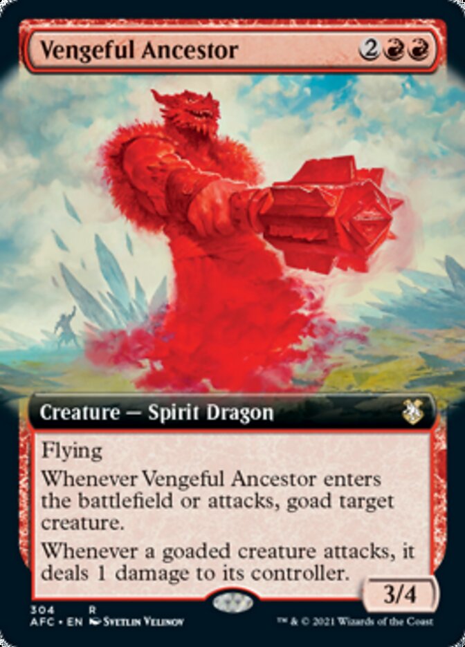 Vengeful Ancestor (Extended Art) [Dungeons & Dragons: Adventures in the Forgotten Realms Commander] | Local Legends