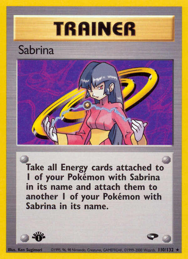 Sabrina (110/132) [Gym Challenge 1st Edition] | Golgari Games