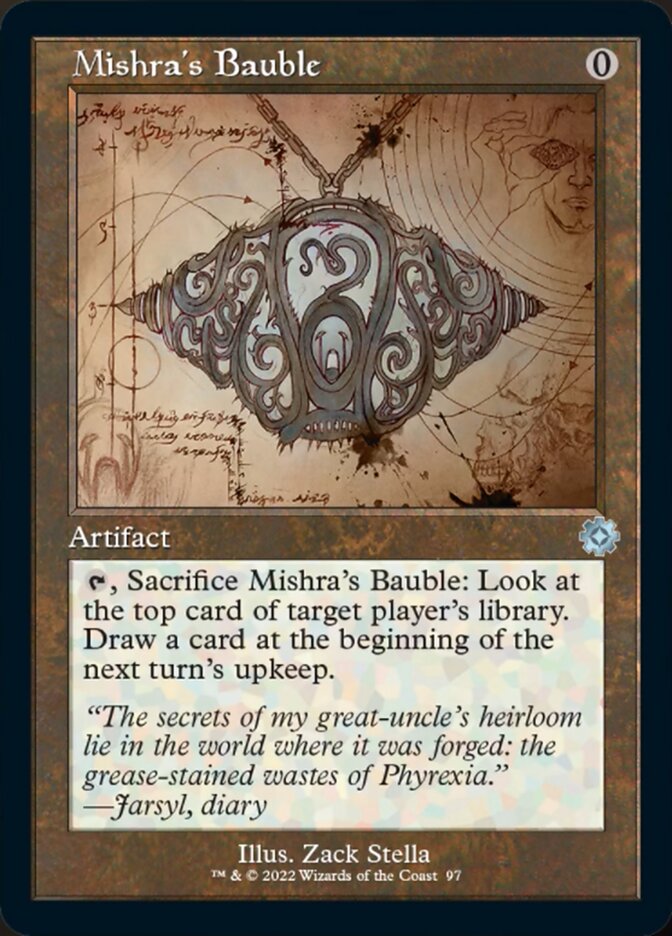 Mishra's Bauble (Retro Schematic) [The Brothers' War Retro Artifacts] | Local Legends