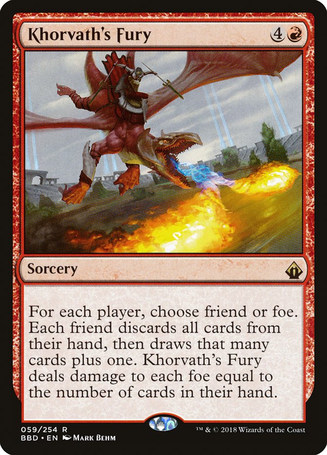 Khorvath's Fury [Battlebond] | Golgari Games