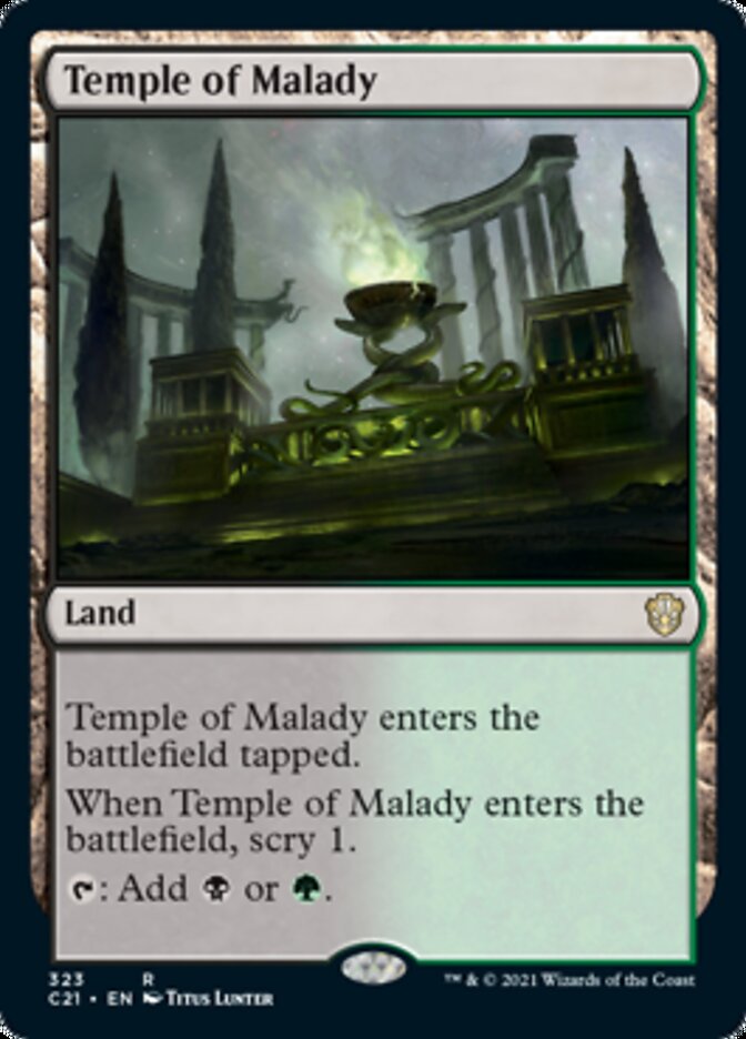 Temple of Malady [Commander 2021] | Local Legends