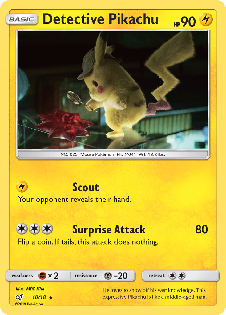 Detective Pikachu (10/18) [Sun & Moon: Detective Pikachu] | Golgari Games