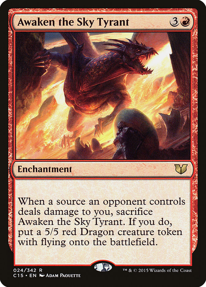 Awaken the Sky Tyrant [Commander 2015] | Local Legends