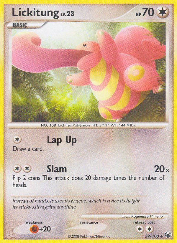 Lickitung (39/100) [Diamond & Pearl: Majestic Dawn] | Golgari Games