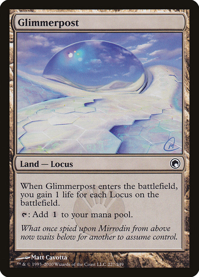 Glimmerpost [Scars of Mirrodin] | Golgari Games