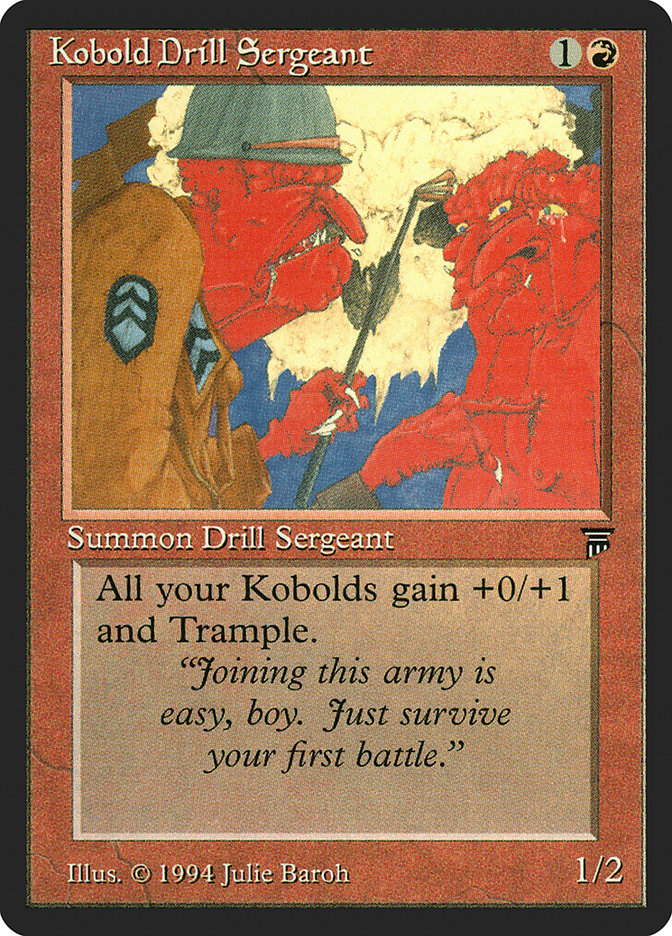 Kobold Drill Sergeant [Legends] | Local Legends