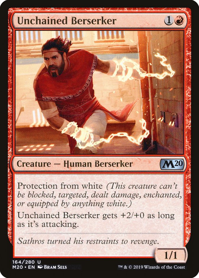 Unchained Berserker [Core Set 2020] | Golgari Games