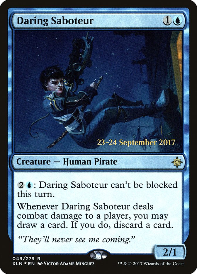 Daring Saboteur [Ixalan Prerelease Promos] | Local Legends