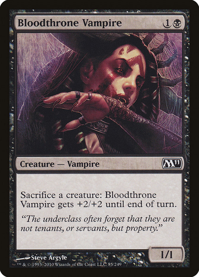 Bloodthrone Vampire [Magic 2011] | Golgari Games