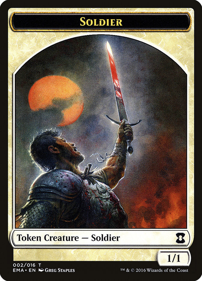 Soldier Token [Eternal Masters Tokens] | Golgari Games