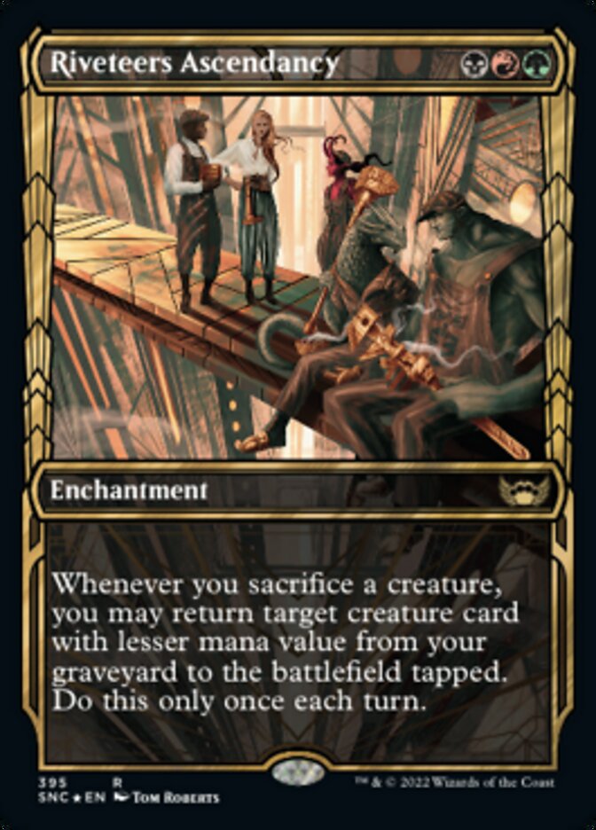 Riveteers Ascendancy (Showcase Golden Age Gilded Foil) [Streets of New Capenna] | Local Legends