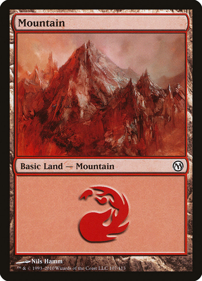 Mountain (107) [Duels of the Planeswalkers] | Local Legends
