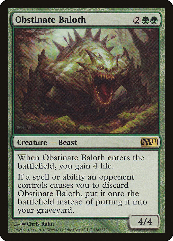 Obstinate Baloth [Magic 2011] | Local Legends