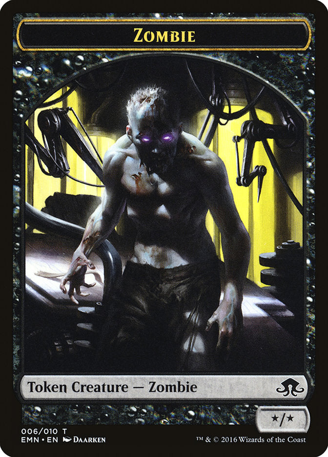 Zombie Token (006/010) [Eldritch Moon Tokens] | Golgari Games