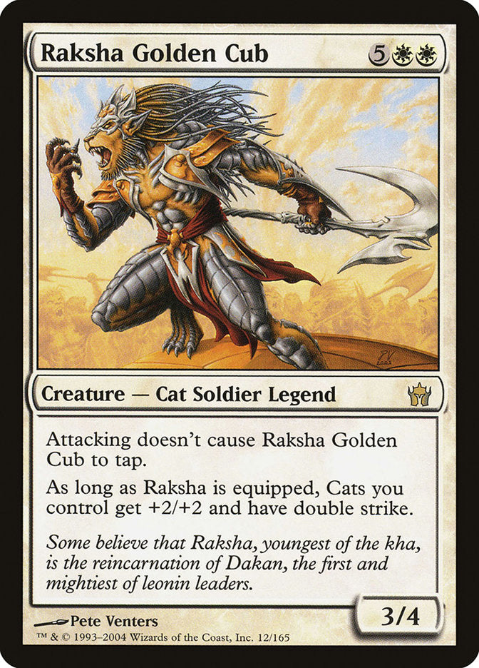 Raksha Golden Cub [Fifth Dawn] | Golgari Games