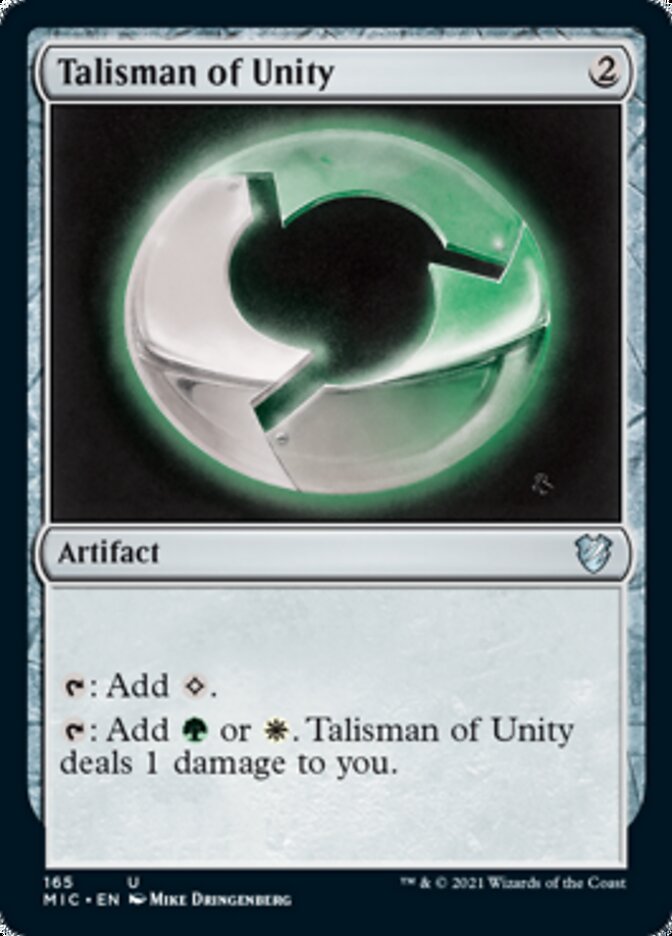 Talisman of Unity [Innistrad: Midnight Hunt Commander] | Golgari Games