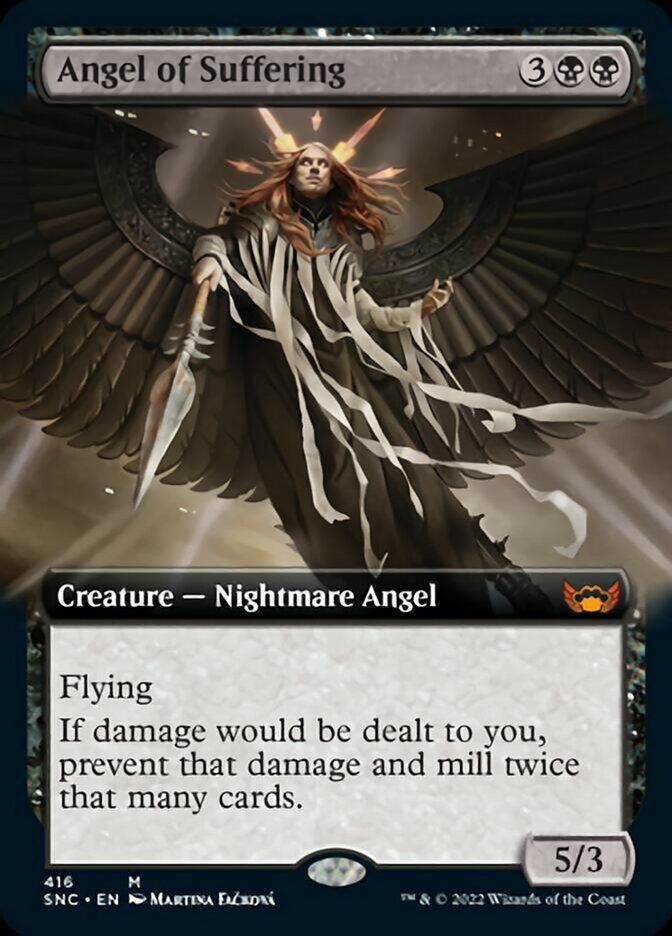 Angel of Suffering (Extended Art) [Streets of New Capenna] | Golgari Games