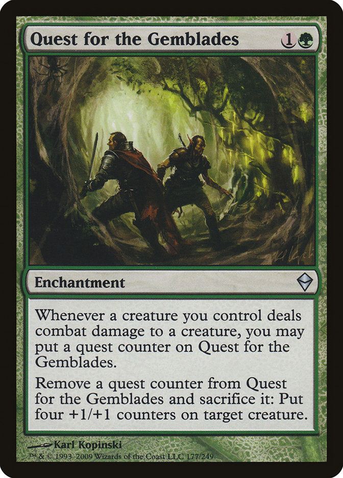 Quest for the Gemblades [Zendikar] | Local Legends