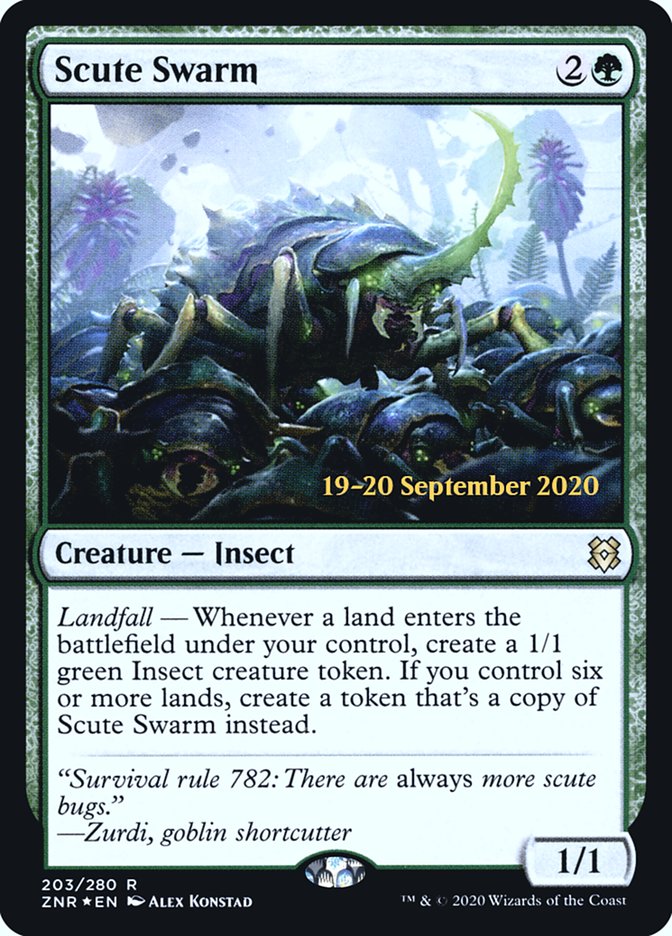 Scute Swarm [Zendikar Rising Prerelease Promos] | Local Legends