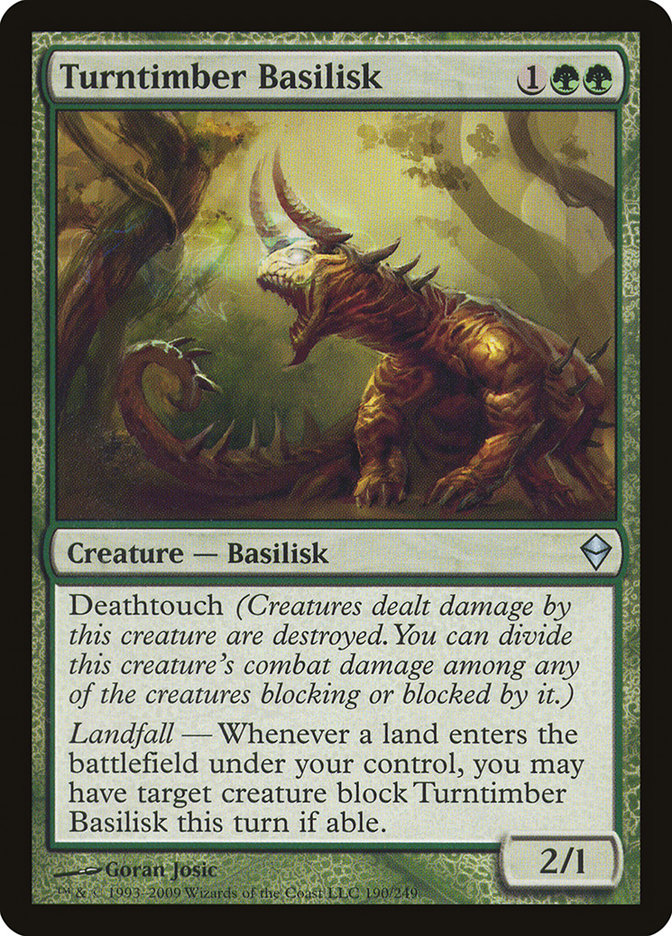 Turntimber Basilisk [Zendikar] | Local Legends