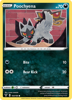 Poochyena (103/185) [Sword & Shield: Vivid Voltage] | Local Legends