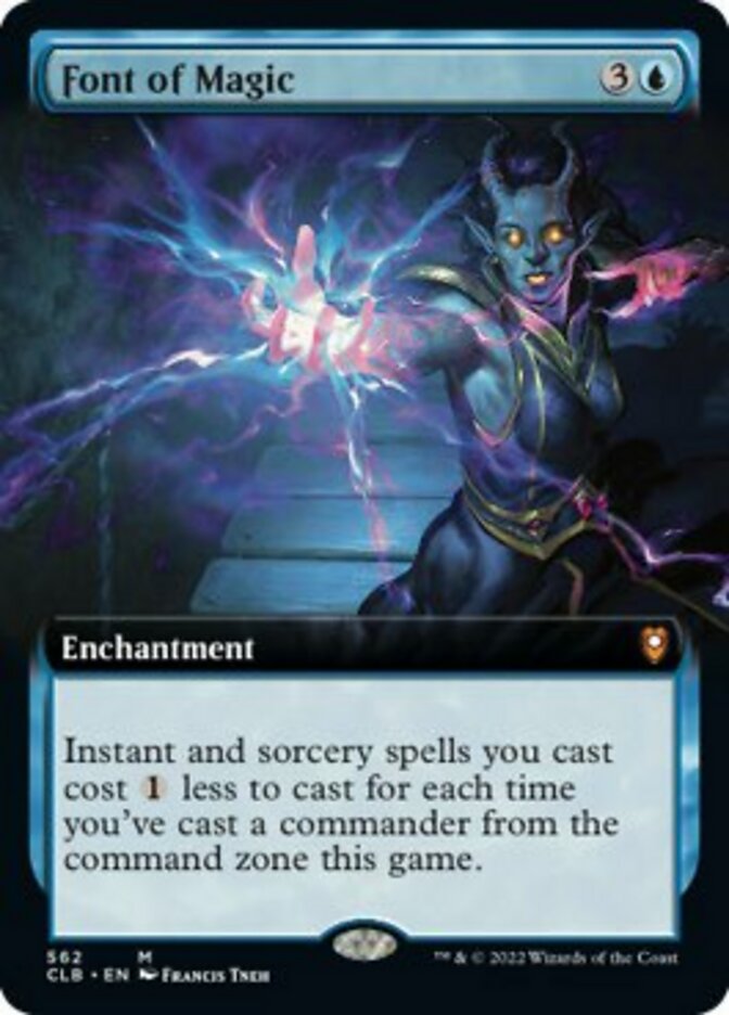 Font of Magic (Extended Art) [Commander Legends: Battle for Baldur's Gate] | Local Legends