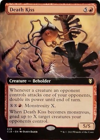 Death Kiss (Extended Art) [Commander Legends: Battle for Baldur's Gate] | Golgari Games