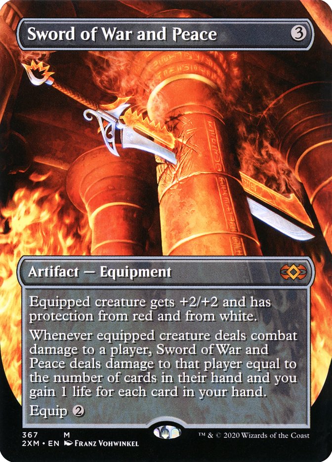 Sword of War and Peace (Toppers) [Double Masters] | Local Legends