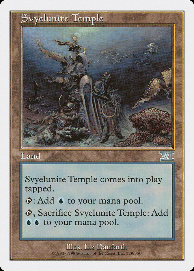 Svyelunite Temple [Classic Sixth Edition] | Golgari Games